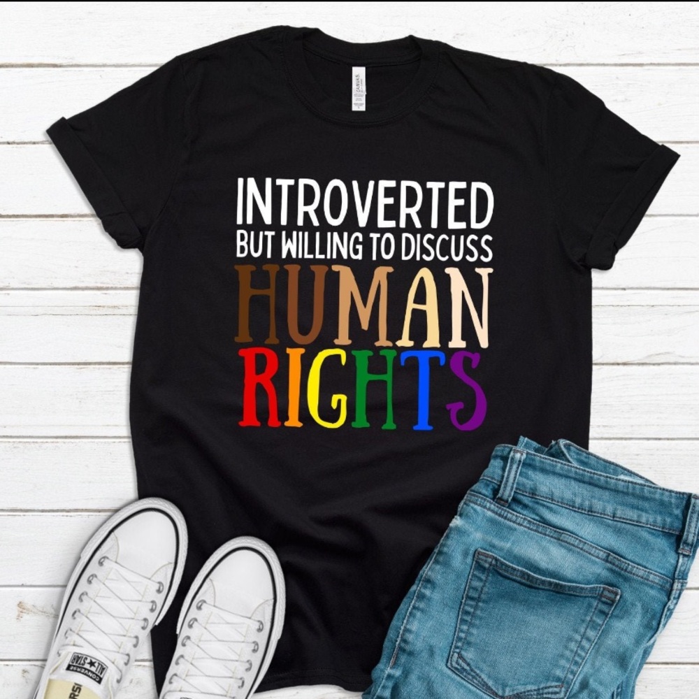 BRAND NEW Pride Liberal T-shirt Rainbow 🌈